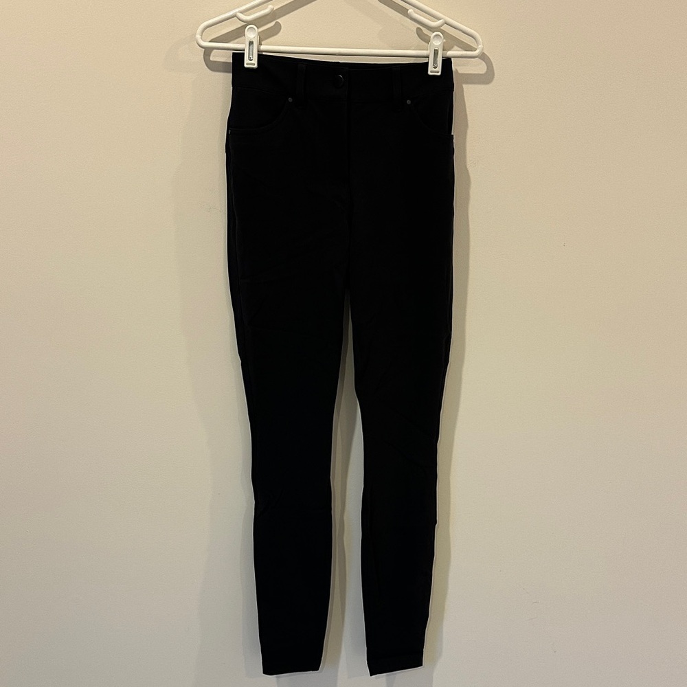 Lululemon athletica Black City Sleek Slim-fit HR Pant